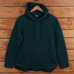 Avalanche Outdoor Supply Diamond Quilted Hoodie In Dark Green - Women's Medium